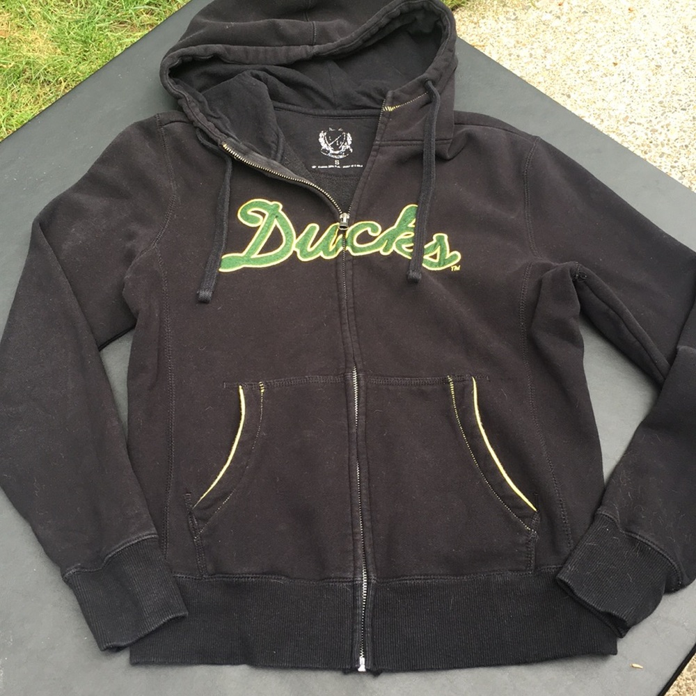 Oregon ducks zip up hoodie